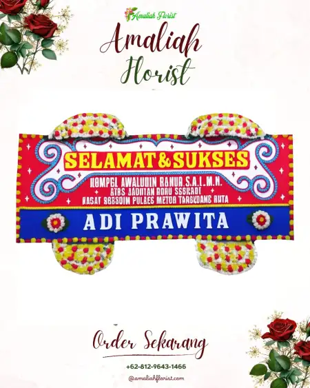 Papan Bunga Ucapan Selamat Mandapa