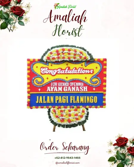 Sewa Papan Bunga Mandapa